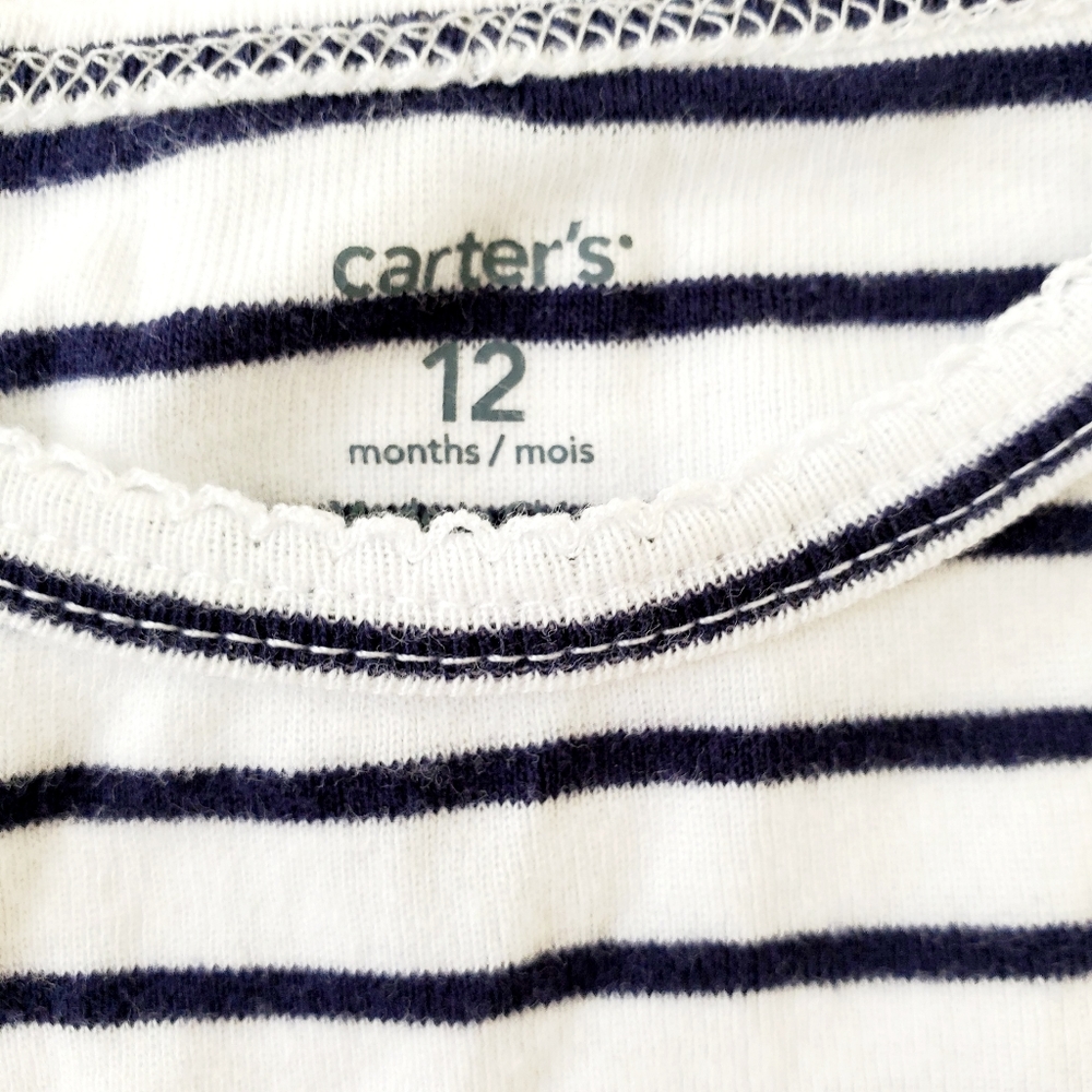 3/$25 Carters bird and heart navy corduroy… - Picture 4 of 6